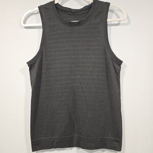 Lululemon Breeze By Muscle Tank Top Black Women's Size 4 L2 Excellent EUC